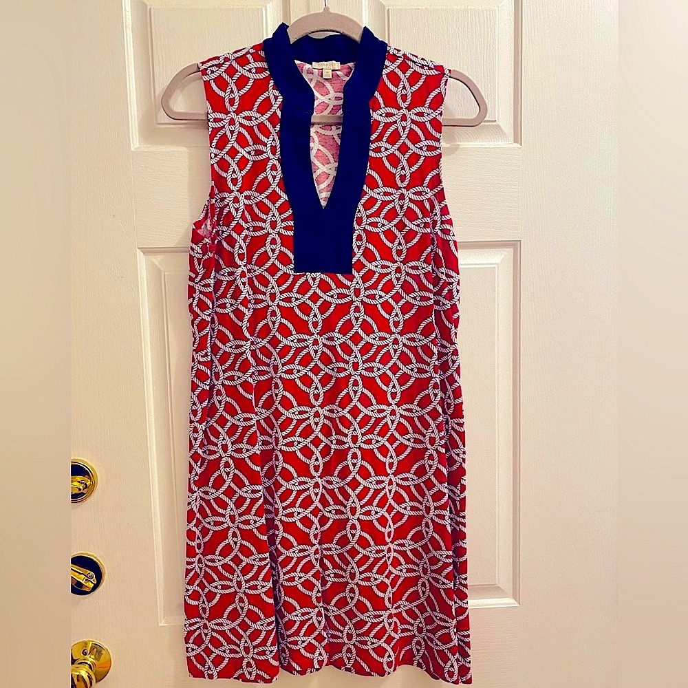 Talbots Nautical Shift Dress